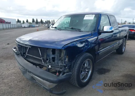 2002 Chevrolet Silverado 1500 Ls из США, поврежденный, VIN 2GCEC19V021294315
